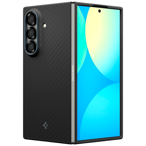 Spigen Spigen Air Skin Back Cover Zwart voor Samsung Galaxy Z Fold 7