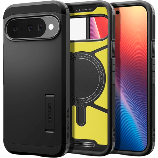 Spigen Spigen Tough Armor MagFit Back Cover Zwart Google Pixel 10/10 Pro