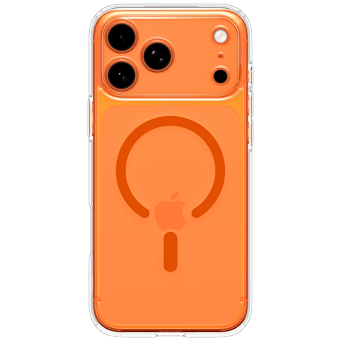 Spigen Spigen Ultra Hybrid MagFit Hoesje voor iPhone 17 Pro Max - Transparant/Oranje