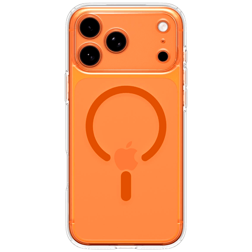 Spigen Spigen Ultra Hybrid MagFit Hoesje voor iPhone 17 Pro Max - Transparant/Oranje