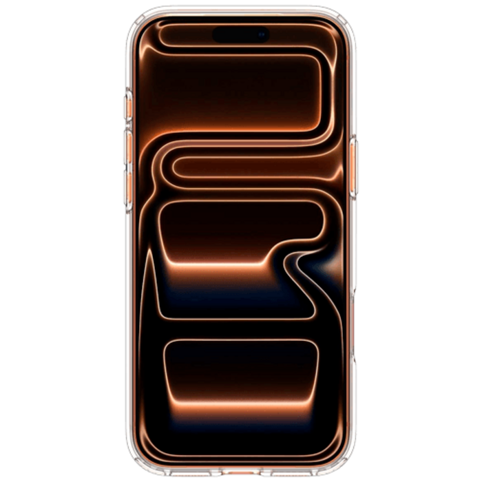 Spigen Spigen Ultra Hybrid MagFit Hoesje voor iPhone 17 Pro Max - Transparant/Oranje