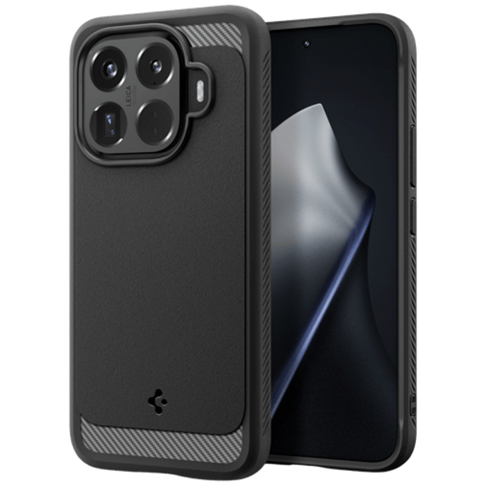 Spigen Spigen Rugged Armor TPU Back Cover Zwart voor Xiaomi 15T Pro