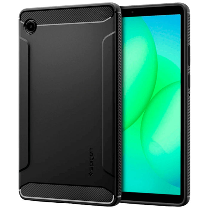 Spigen Spigen Rugged Armor Back Cover Zwart voor Samsung Galaxy Tab A11