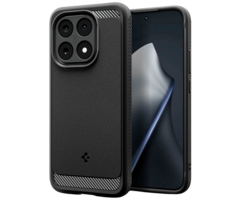 Spigen Spigen Rugged Armor TPU Back Cover Zwart Xiaomi 15T