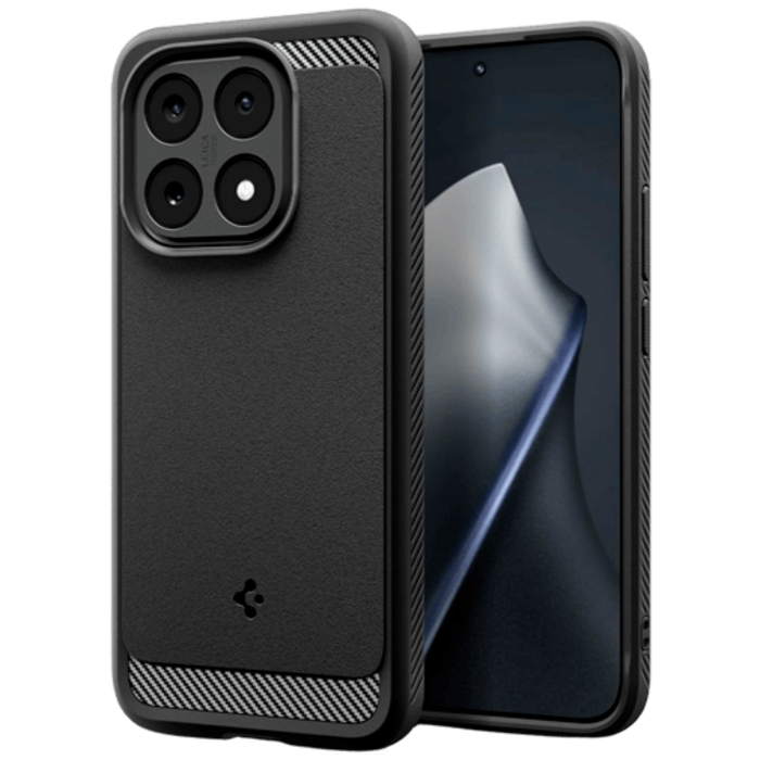 Spigen Spigen Rugged Armor TPU Back Cover Zwart Xiaomi 15T