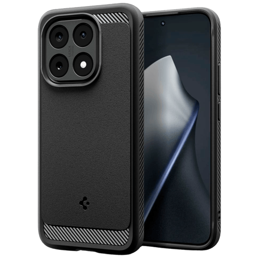 Spigen Spigen Rugged Armor TPU Back Cover Zwart Xiaomi 15T