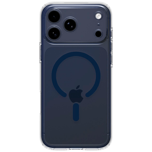 Spigen Spigen Ultra Hybrid MagFit Hoesje Apple iPhone 17 Pro Max Transparant/Blauw