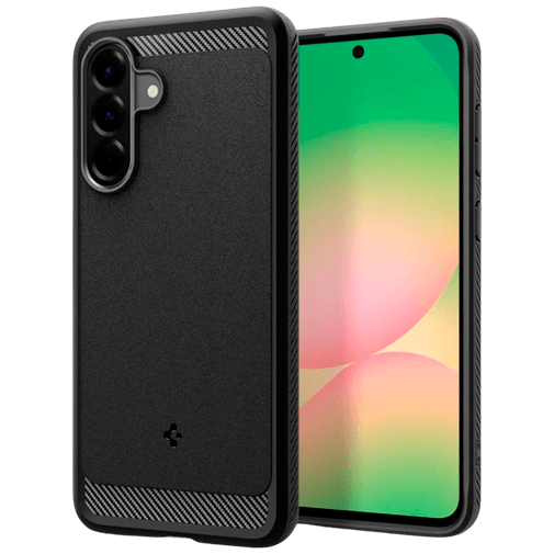 Spigen Spigen Rugged Armor TPU Back Cover Zwart voor Samsung Galaxy A56