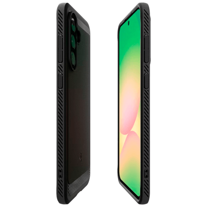 Spigen Spigen Rugged Armor TPU Back Cover Zwart voor Samsung Galaxy A56