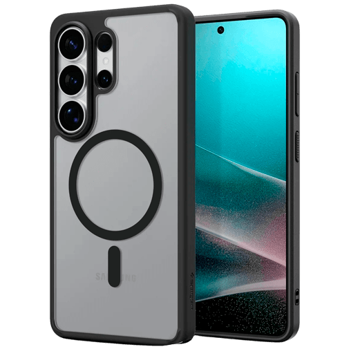 Spigen Spigen Ultra Hybrid MagFit Hoesje Zwart Samsung S26 Ultra
