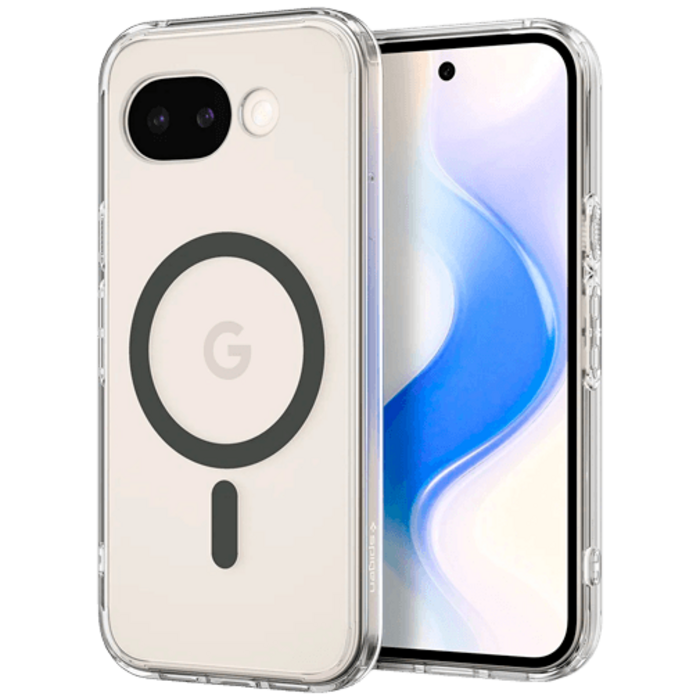 Spigen Spigen Ultra Hybrid MagFit Back Cover Transparant/Grijs Google Pixel 10a