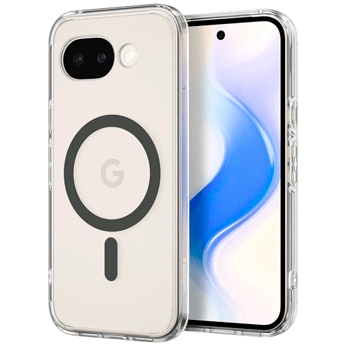 Spigen Spigen Ultra Hybrid MagFit Back Cover Transparant/Grijs Google Pixel 10a