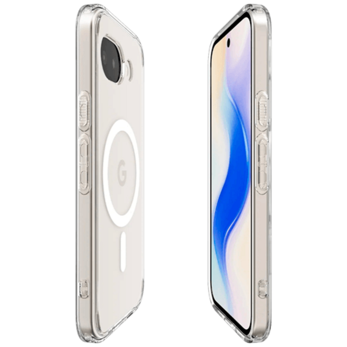 Spigen Spigen Ultra Hybrid MagFit Hoesje Transparant/Wit Google Pixel 10a