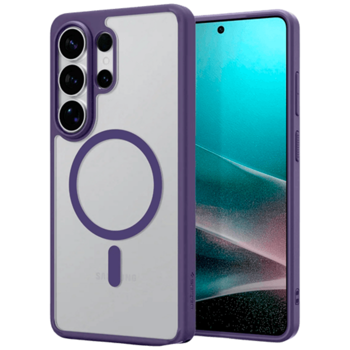 Spigen Spigen Ultra Hybrid MagFit Back Cover Paars voor Samsung Galaxy S26 Ultra