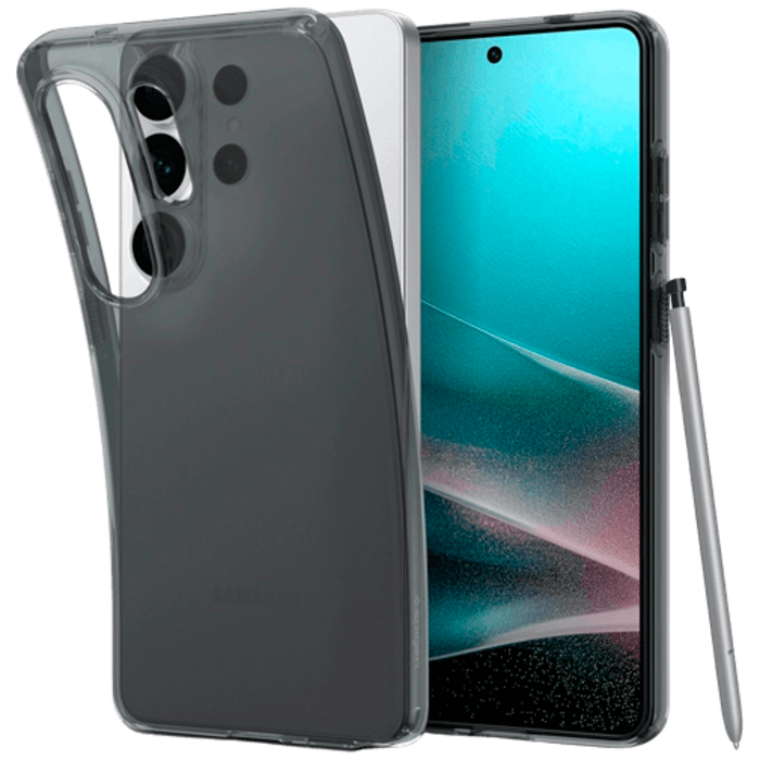 Spigen Spigen Liquid Crystal Back Cover Zwart voor Samsung Galaxy S26 Ultra