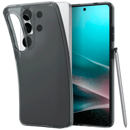 Spigen Spigen Liquid Crystal Back Cover Zwart voor Samsung Galaxy S26 Ultra
