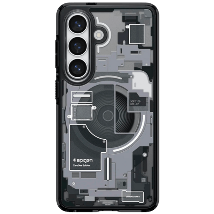 Spigen Spigen Ultra Hybrid MagFit Zero One Back Cover Zwart Samsung Galaxy S26