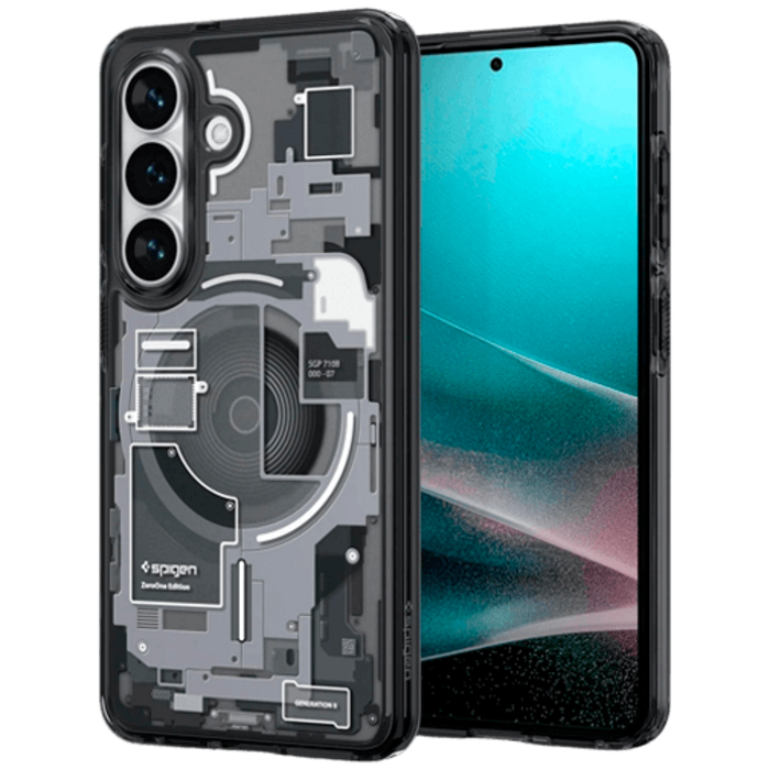 Spigen Spigen Ultra Hybrid MagFit Zero One Back Cover Zwart Samsung Galaxy S26