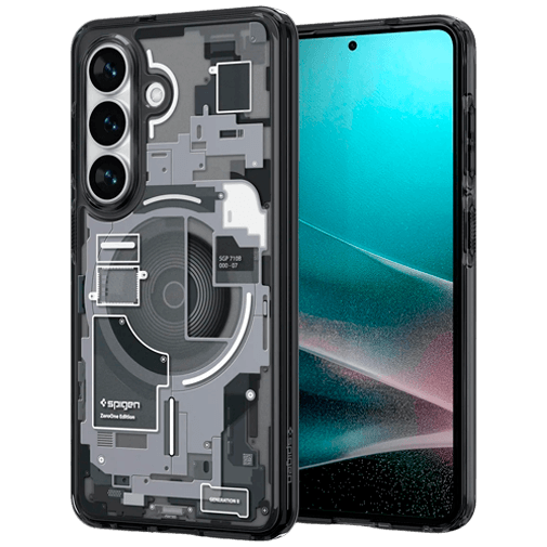 Spigen Spigen Ultra Hybrid MagFit Zero One Back Cover Zwart Samsung Galaxy S26