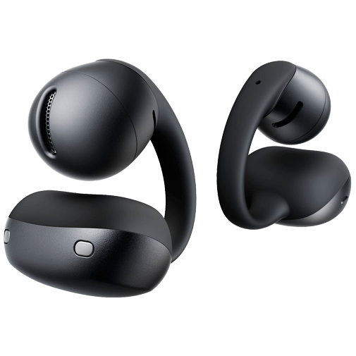 Shokz Shokz OpenDots Air Zwart - Open-Ear Draadloze Oordopjes