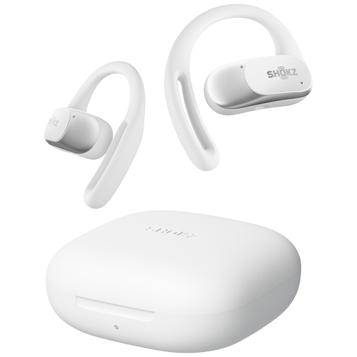 Shokz Shokz OpenFit Air Wit - Draadloze Open-Ear Oordopjes