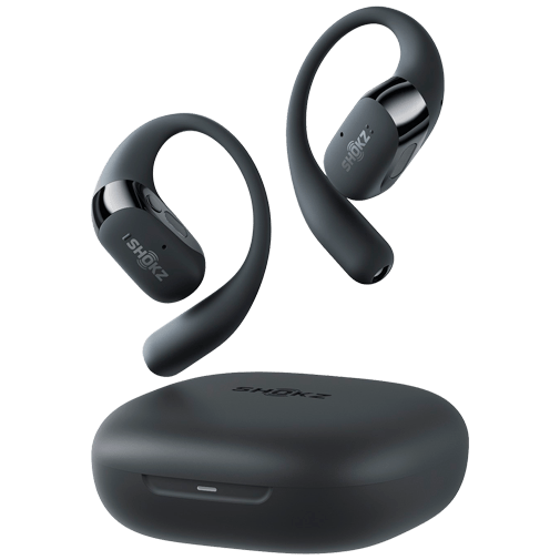 Shokz Shokz OpenFit 2+ Zwart - Draadloze Open-Ear Headset
