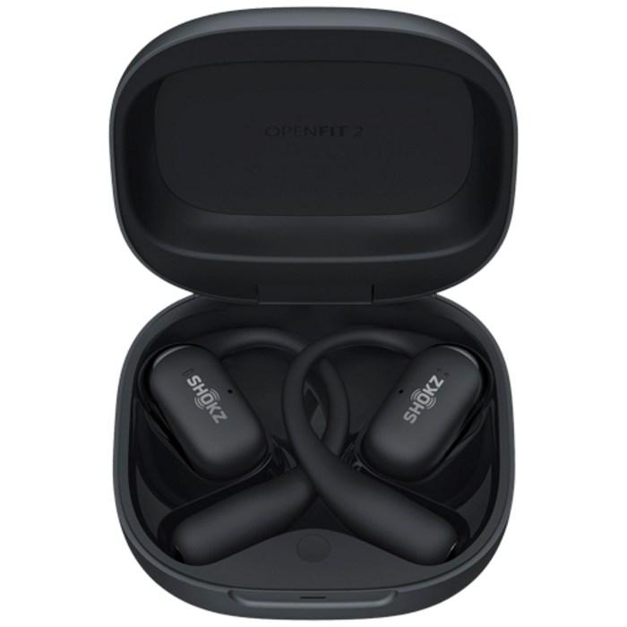 Shokz Shokz OpenFit 2+ Zwart - Draadloze Open-Ear Headset