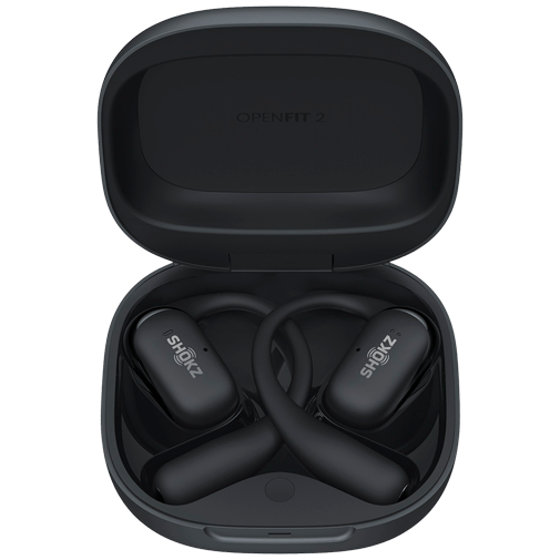 Shokz Shokz OpenFit 2+ Zwart - Draadloze Open-Ear Headset
