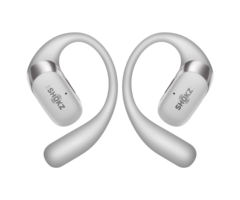 Shokz Shokz OpenFit 2+ Zilver - Draadloze Open-Ear Headset