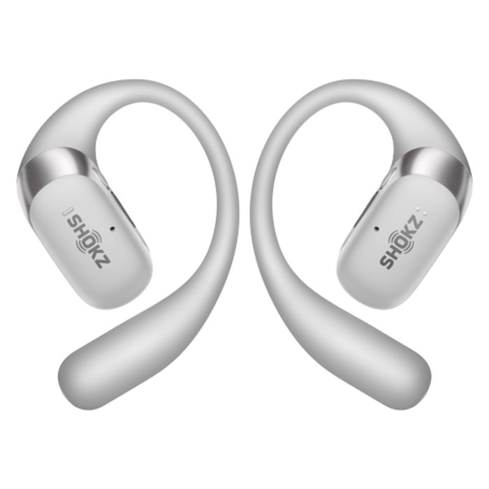 Shokz Shokz OpenFit 2+ Zilver - Draadloze Open-Ear Headset