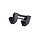 Vogel's PUC 1060 Vaste Plafondplaat Zwart (Connect-it)