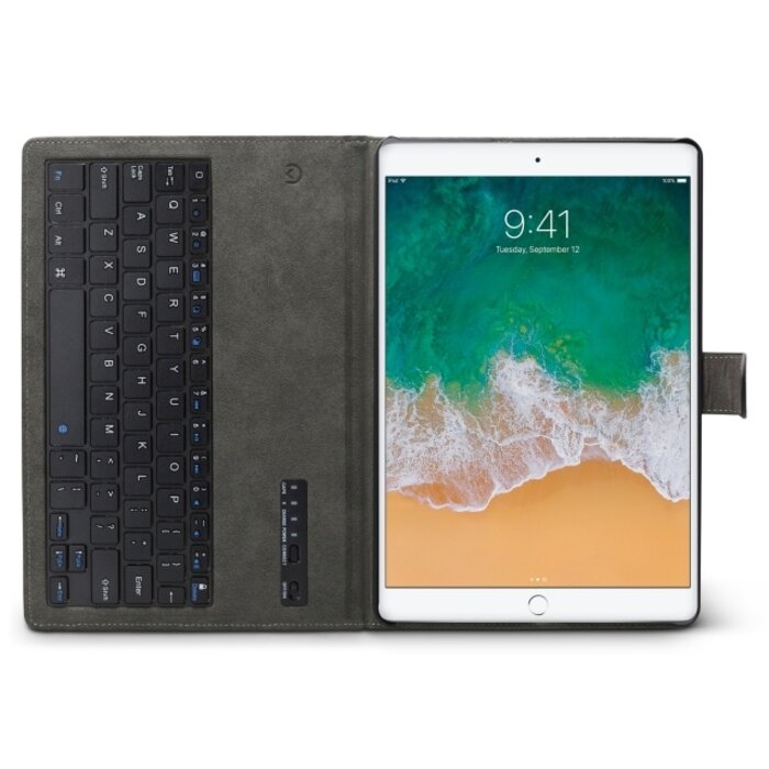 Mobilize Mobilize Premium Bluetooth Keyboard Case Apple iPad Air/Air 2/Pro 9.7/9.7 2017/2018 Black QWERTY