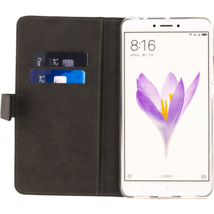 Mobilize Mobilize Classic Gelly Wallet Book Case Xiaomi Mi Max 2 Black