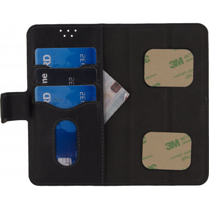Mobilize Mobilize Premium 2in1 Wallet Case Universal Small Black