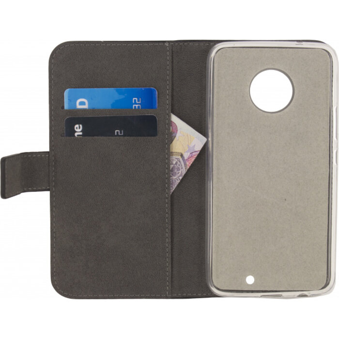 Mobilize Mobilize Classic Gelly Wallet Book Case Motorola Moto X4 Black