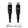Mobilize Strong Nylon USB-C naar Lightning Kabel - 2m - 60W - MFi Zwart