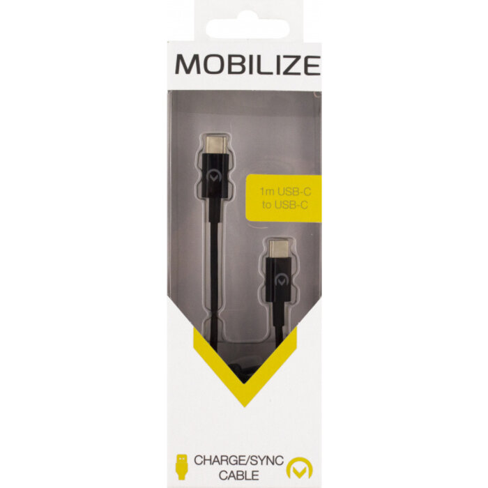 Mobilize Mobilize Cable USB-C to USB-C 1m. 60W Black