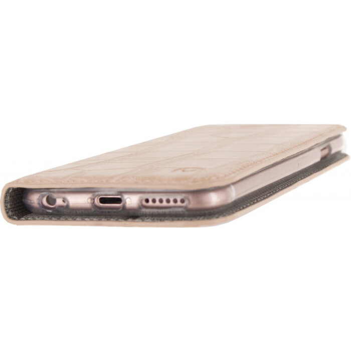 Mobilize Mobilize Premium Gelly Book Case Apple iPhone 6/6S Alligator Coral Pink