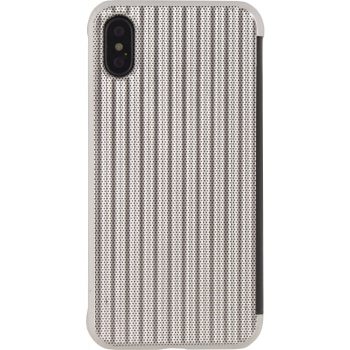 Mobilize Mobilize Elegant Book Case Apple iPhone X/Xs Silver