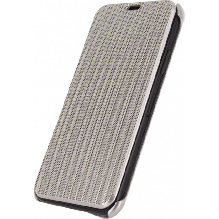 Mobilize Mobilize Elegant Book Case Apple iPhone X/Xs Silver