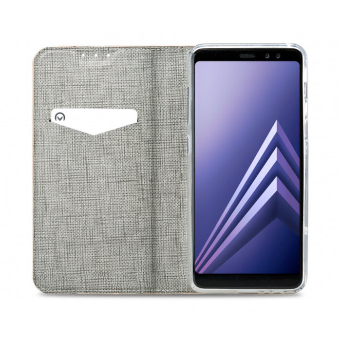 Mobilize Mobilize Premium Gelly Book Case Samsung Galaxy A8 2018 Alligator Coral Pink