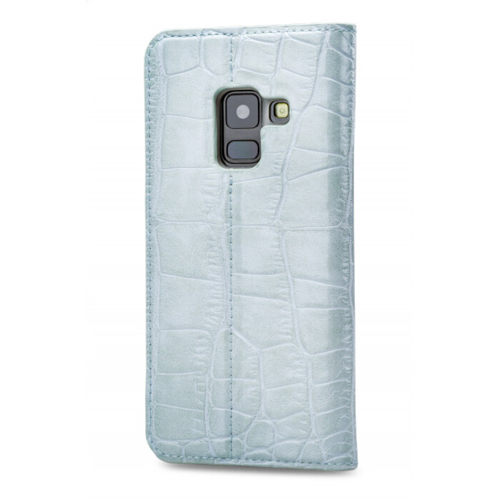 Mobilize Mobilize Premium Gelly Book Case Samsung Galaxy A8 2018 Alligator Mystic Blue