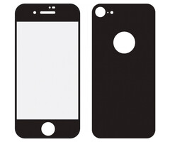 Mobilize Mobilize Edge-To-Edge Glass Screen Protector Apple iPhone 8 Front and Back Pack Black Full Glue