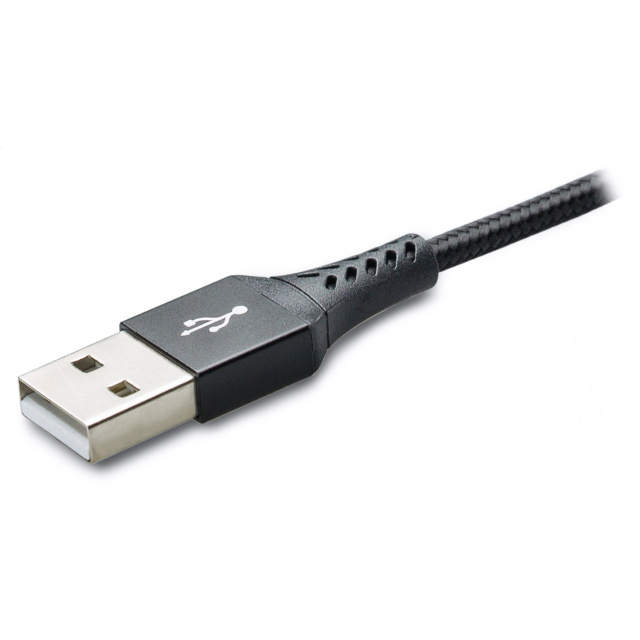 Mobilize Mobilize Strong Nylon 3-in-1 Kabel USB-A naar USB-C, Lightning & Micro-USB 1.5m