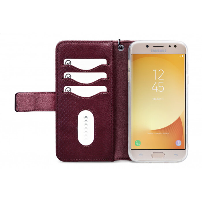 Mobilize Mobilize 2in1 Gelly Zipper Case Samsung Galaxy J5 2017 Bordeaux
