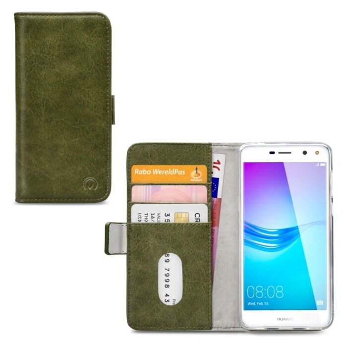 Mobilize Mobilize Elite Gelly Wallet Book Case Huawei Y5 2017/Y6 2017 Green