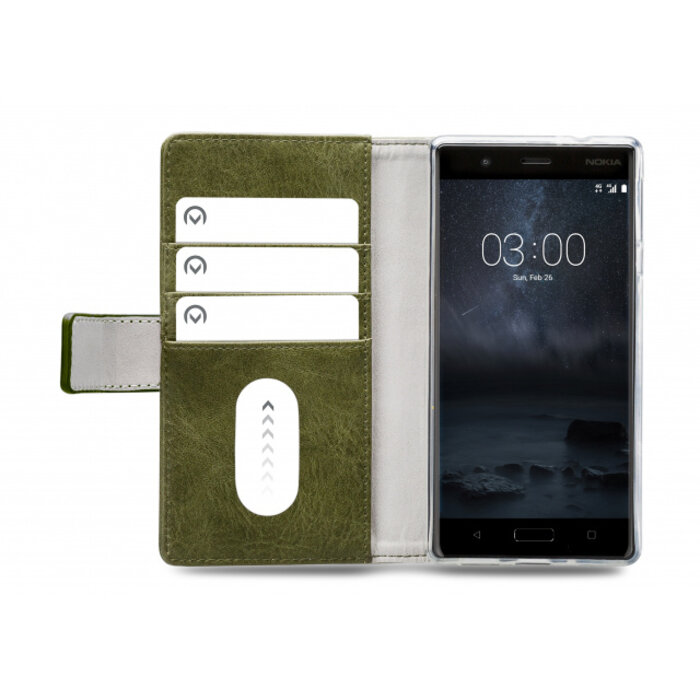 Mobilize Mobilize Elite Gelly Wallet Book Case Nokia 3 Green