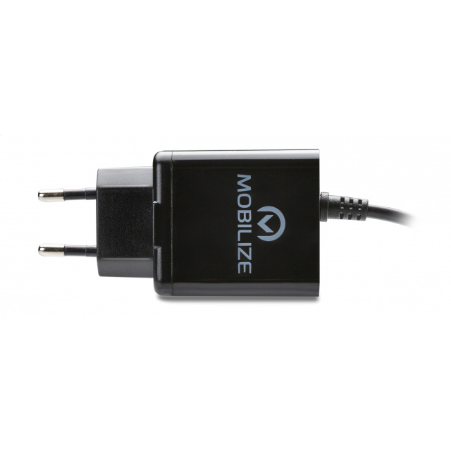Mobilize Mobilize Thuislader Micro-USB 12W met 1m Kabel - Zwart