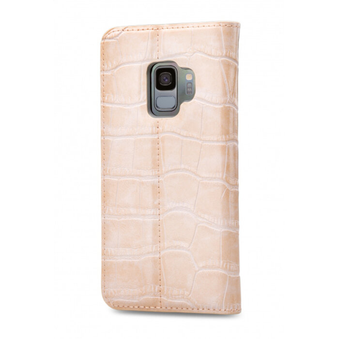 Mobilize Mobilize Premium Gelly Book Case Samsung Galaxy S9 Alligator Coral Pink