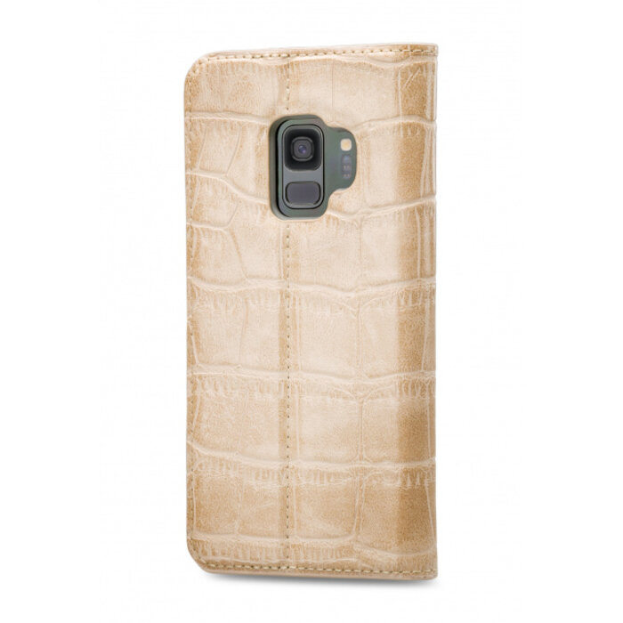 Mobilize Mobilize Premium Gelly Book Case Samsung Galaxy S9 Alligator Peanut Brown